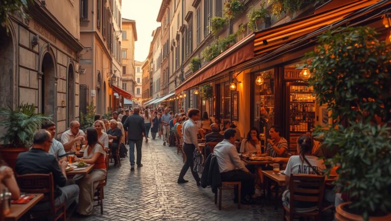 Tour Noturno no bairro Trastevere